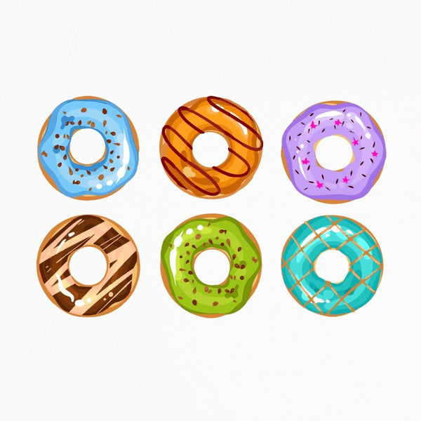 Donut Decals - Car Floats Reusable Car Decals