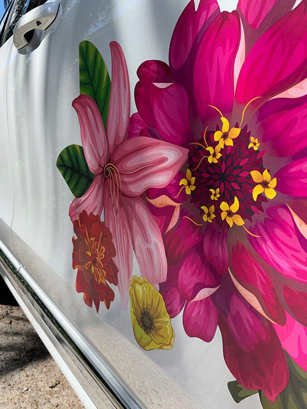 Spring Flower Bouquet Decals - Cover-Alls Decals