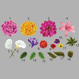 Spring Flower Bouquet Decals - Cover-Alls Decals