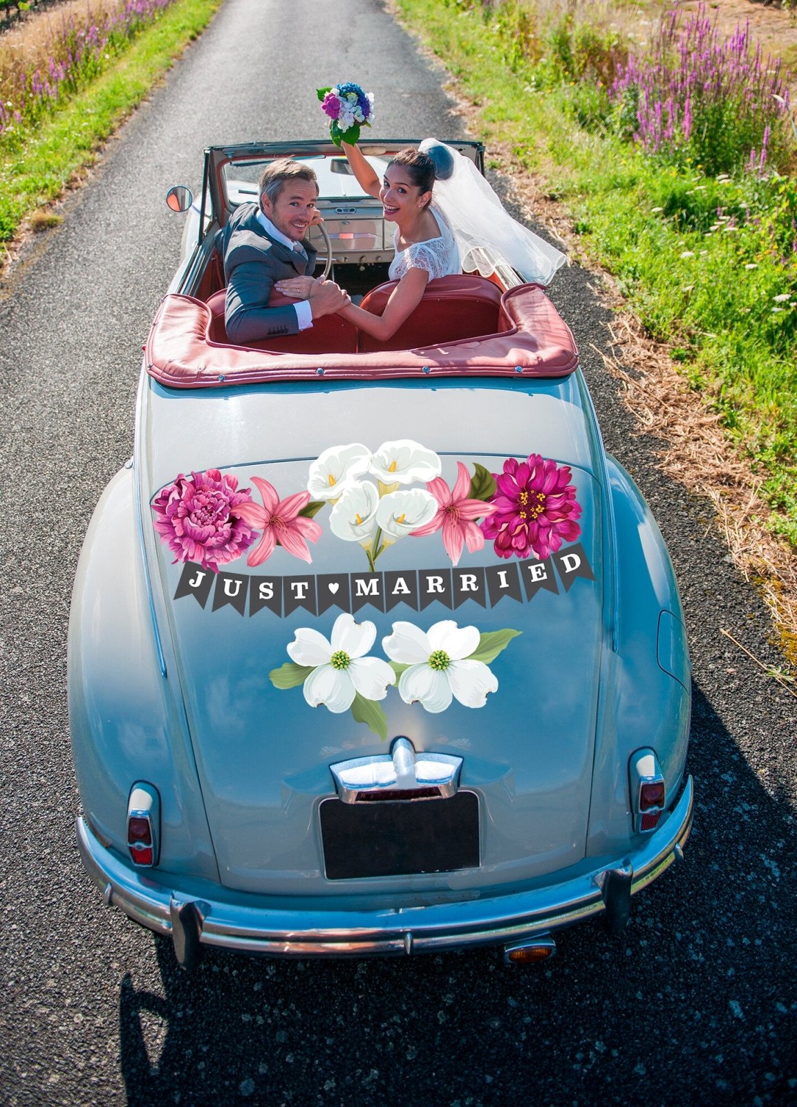 Spring Flower Bouquet Decals - Cover-Alls Decals