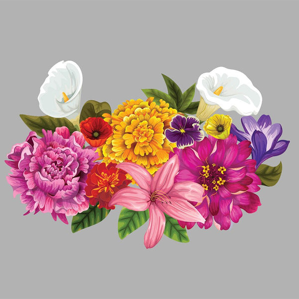 Spring Flower Bouquet Decals - Cover-Alls Decals
