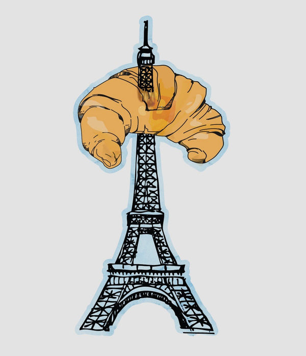 Eiffel tower as Toothpick - Cover-Alls Decals