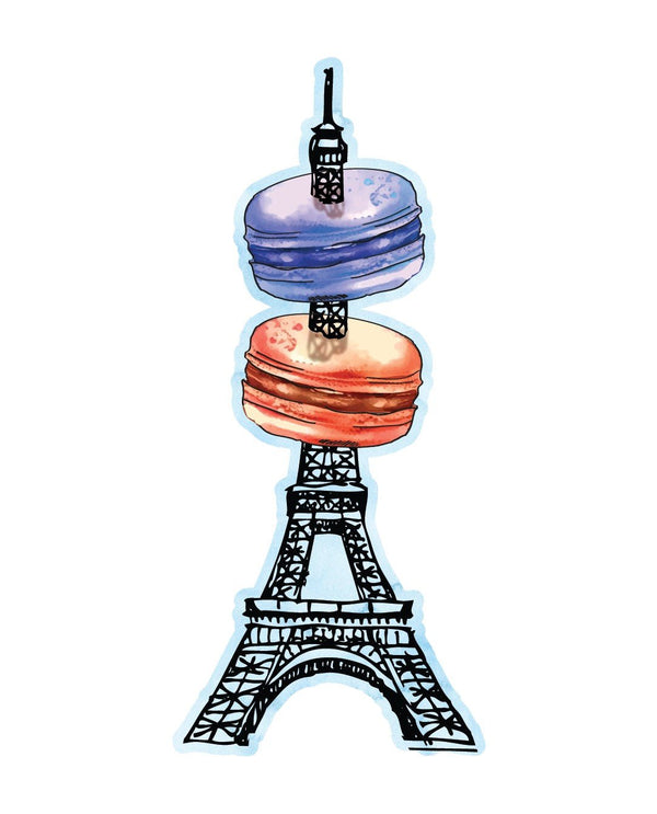 Eiffel tower as Toothpick - Cover-Alls Decals