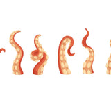 Eight Terrifying Tentacle Decals - Cover-Alls Decals
