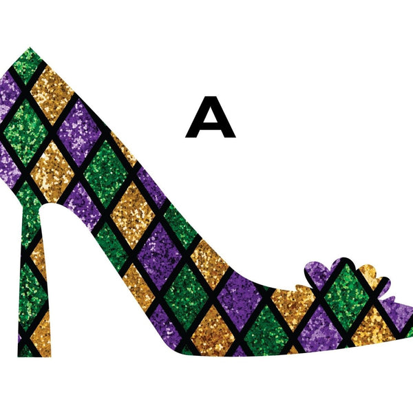 Embellished Shoe Cutouts Decals - Cover-Alls Decals