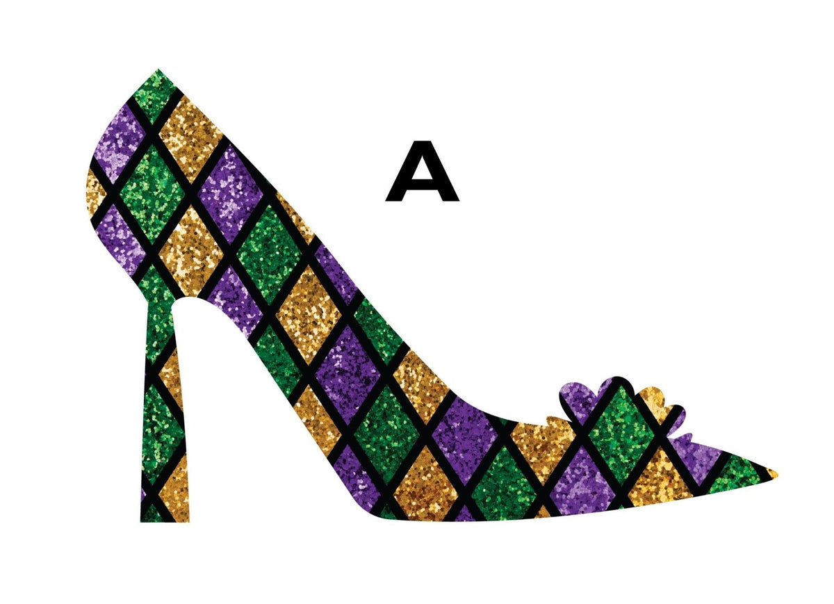 Embellished Shoe Cutouts Decals - Cover-Alls Decals