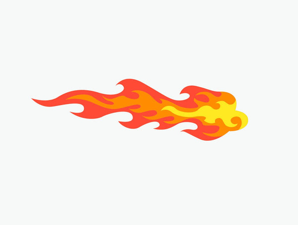 Flame Decals - Cover-Alls Decals