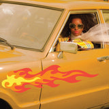 Flames - Car Floats Reusable Car Decals