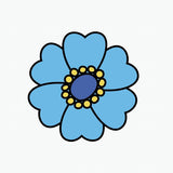 Forget Me Not Decals - Cover-Alls Decals