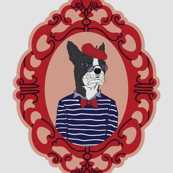French Animal Portraits - Cover-Alls Decals