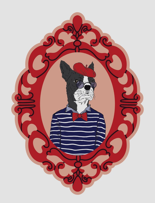 French Animal Portraits - Cover-Alls Decals