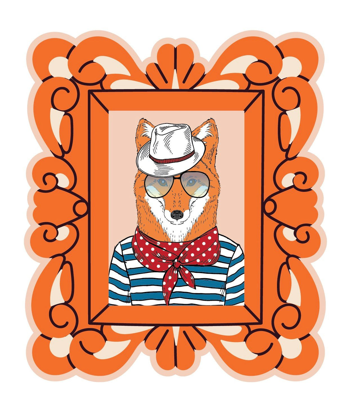 French Animal Portraits - Cover-Alls Decals