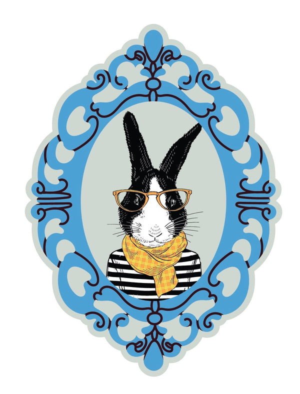 French Animal Portraits - Cover-Alls Decals