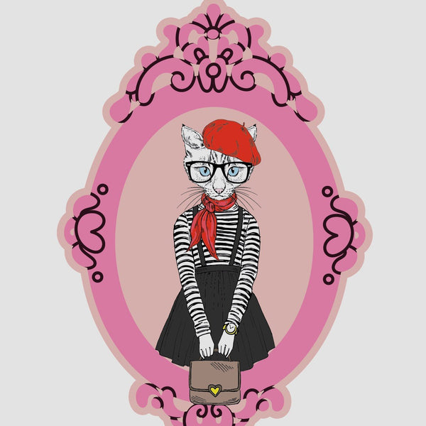 French Animal Portraits - Cover-Alls Decals