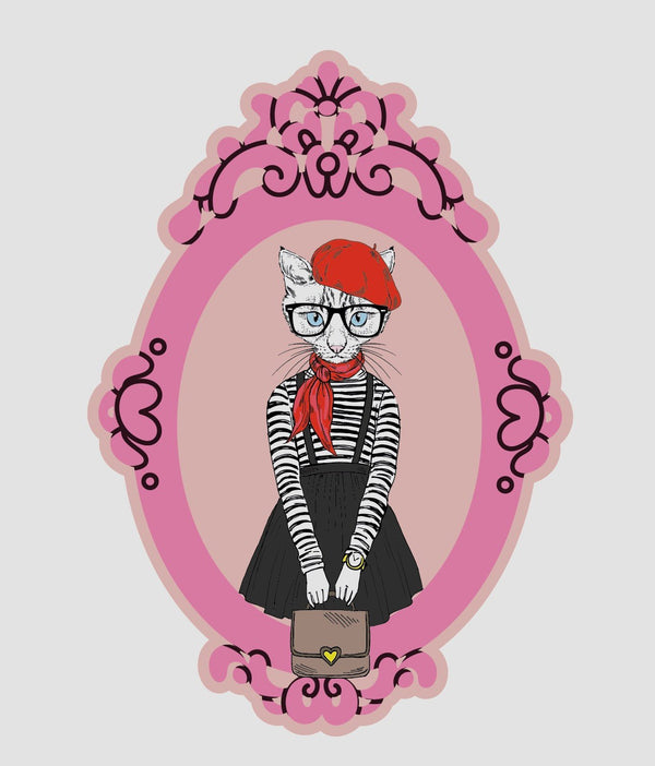 French Animal Portraits - Cover-Alls Decals