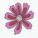 Friendly Flower — pink/red