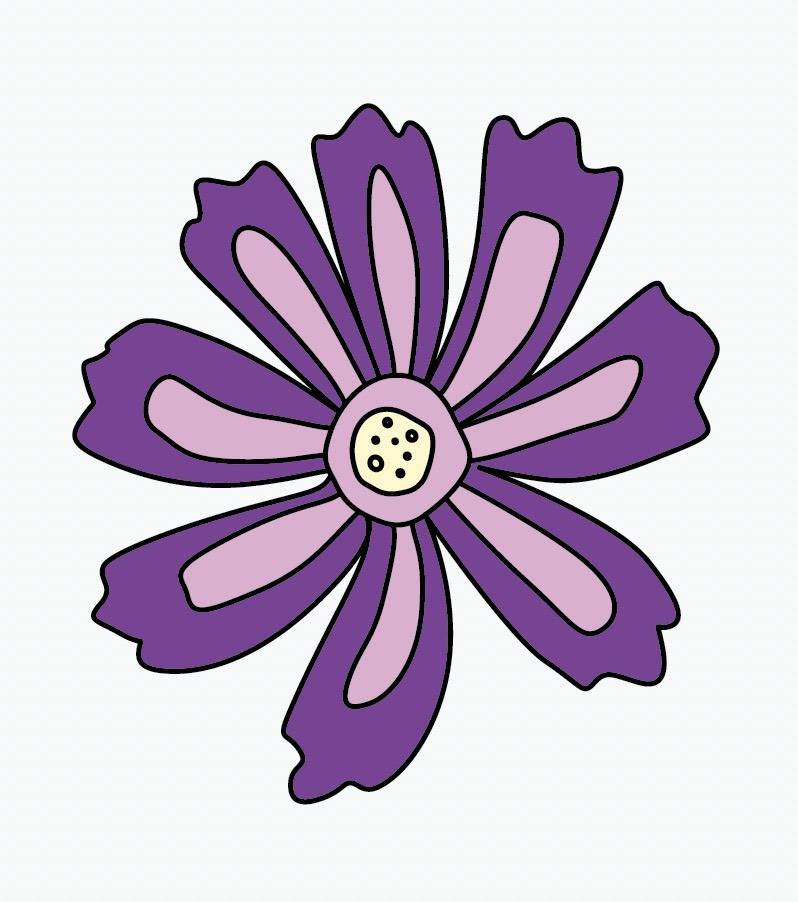 Friendly Flower Decals - Cover-Alls Decals