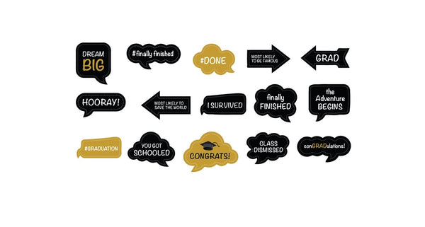 Fun Graduation Sign Decals - Cover-Alls Decals