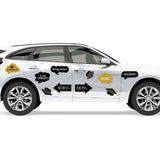 Fun Graduation Sign Decals - Cover-Alls Decals