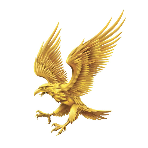 Golden Eagle - Car Floats Reusable Car Decals