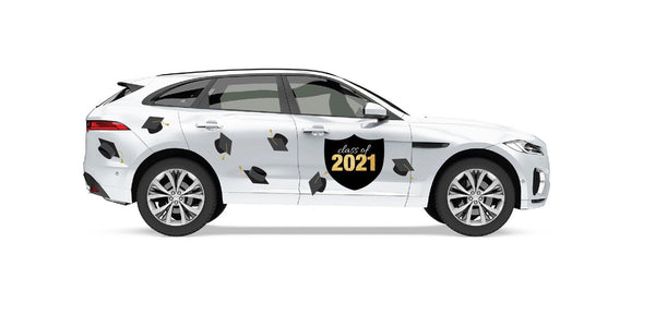 Graduation Cap Decals - Cover-Alls Decals