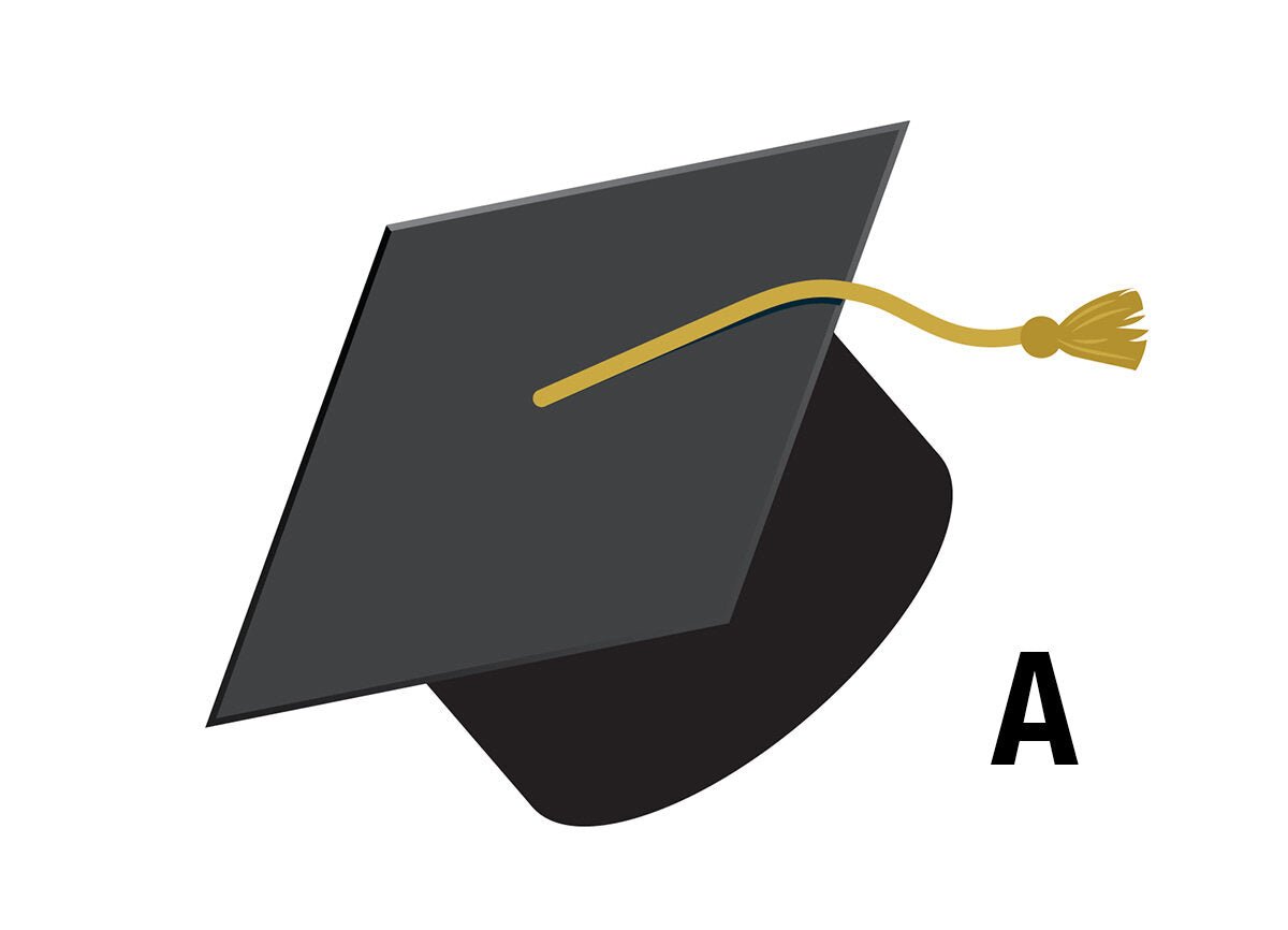 Graduation Cap Decals - Cover-Alls Decals