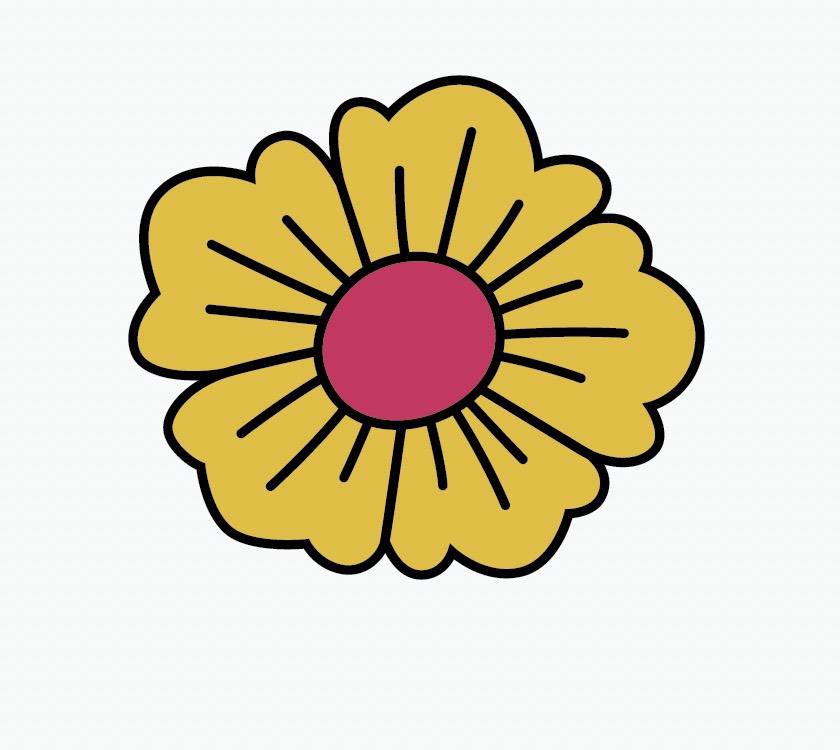 Happy Flower Decals - Cover-Alls Decals