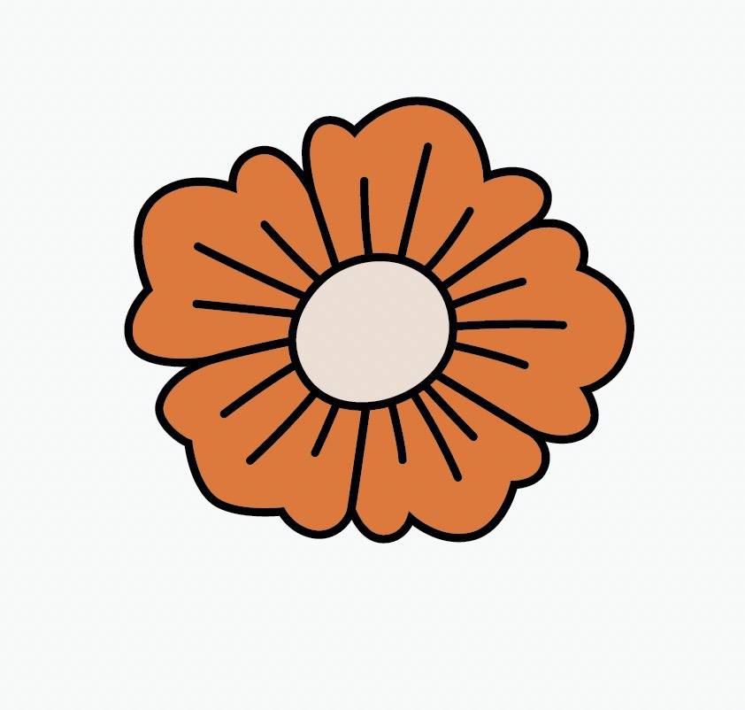 Happy Flower Decals - Cover-Alls Decals