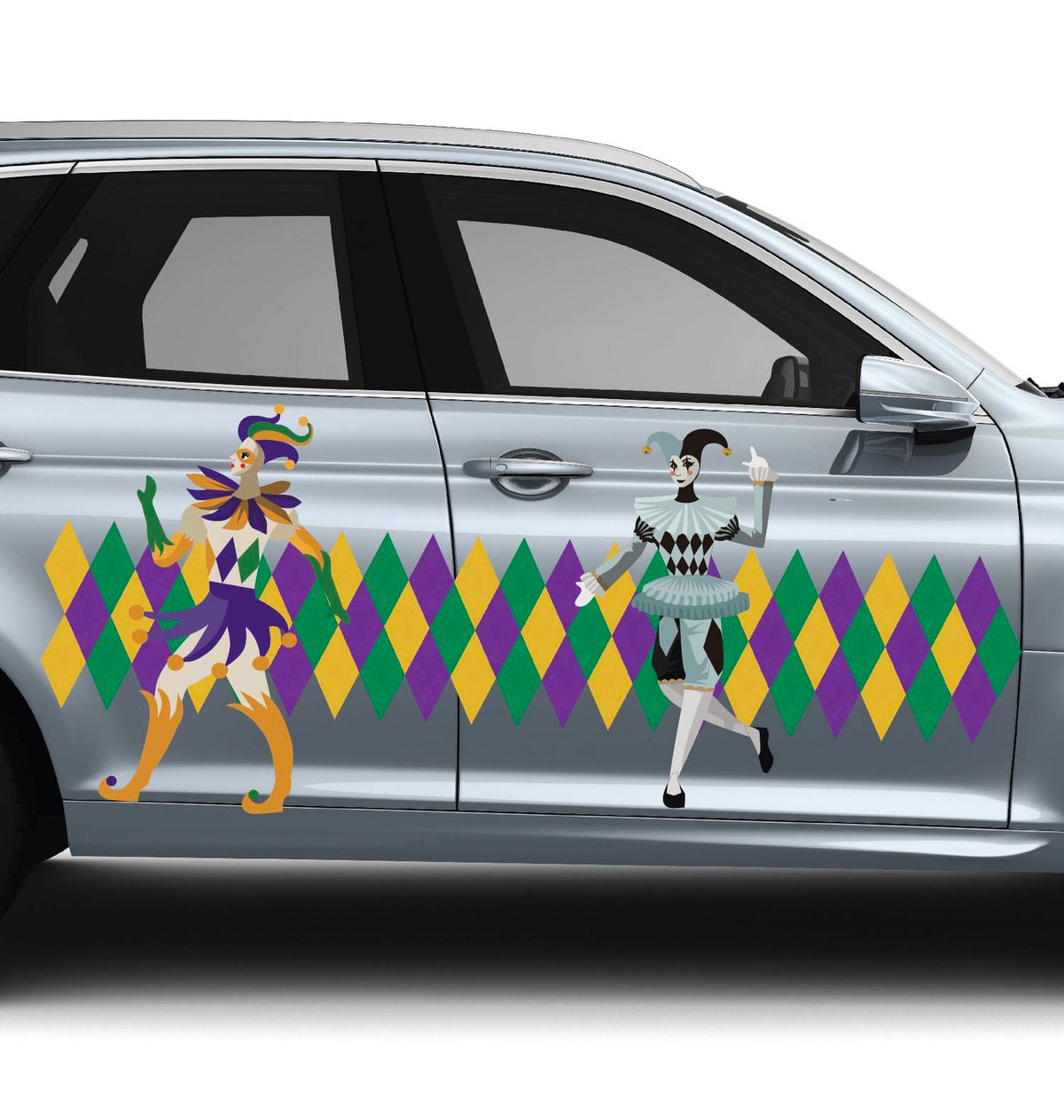 Harlequin pattern Decal - Cover-Alls Decals