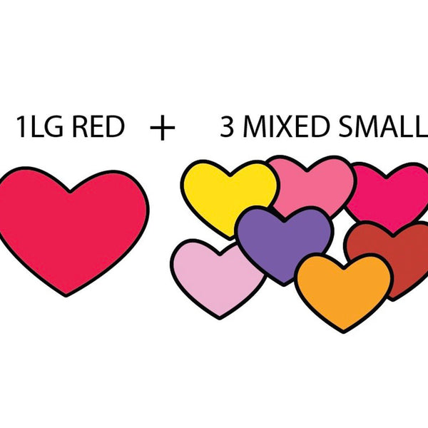 Heart Decals - Cover-Alls Decals