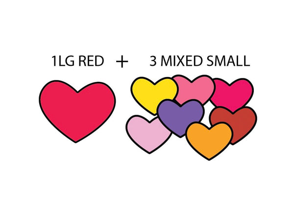 Heart Decals - Cover-Alls Decals