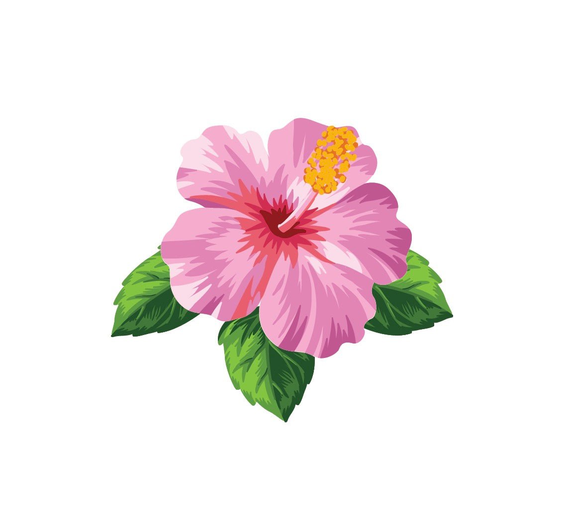 Hibiscus Flower Decals - Cover-Alls Decals