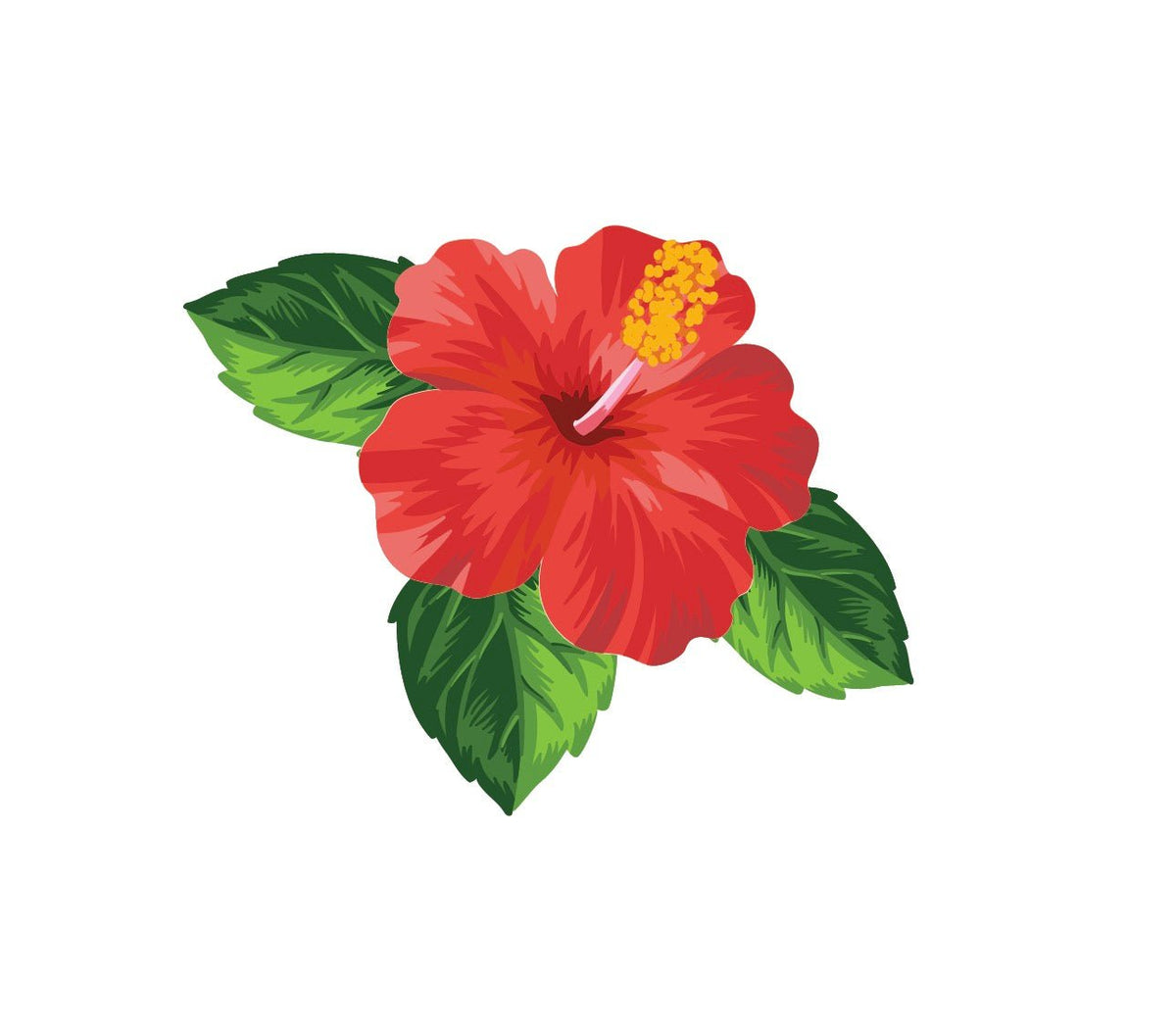 Hibiscus Flower Decals - Cover-Alls Decals