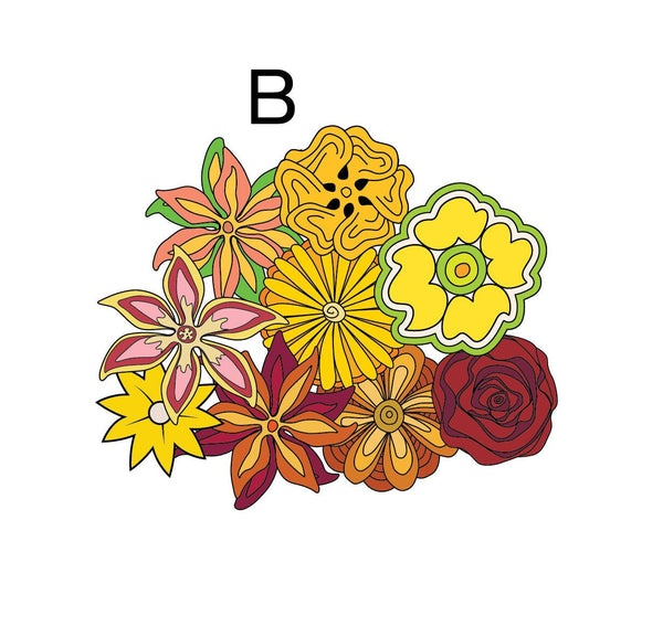 Hippie Flower Package Decals - Cover-Alls Decals