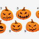 Set of 10 Pumpkins
