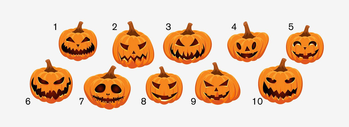 Jack O' Lantern Pumpkin Decals - Cover-Alls Decals