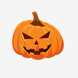 Carved Jack O' Lantern Pumpkin Decals with a menacing face, featuring triangular eyes and a jagged smile, set against a plain background as one of the classic Halloween decorations. Made by Cover-Alls.