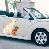 Labrador Retriever - Car Floats Reusable Car Decals