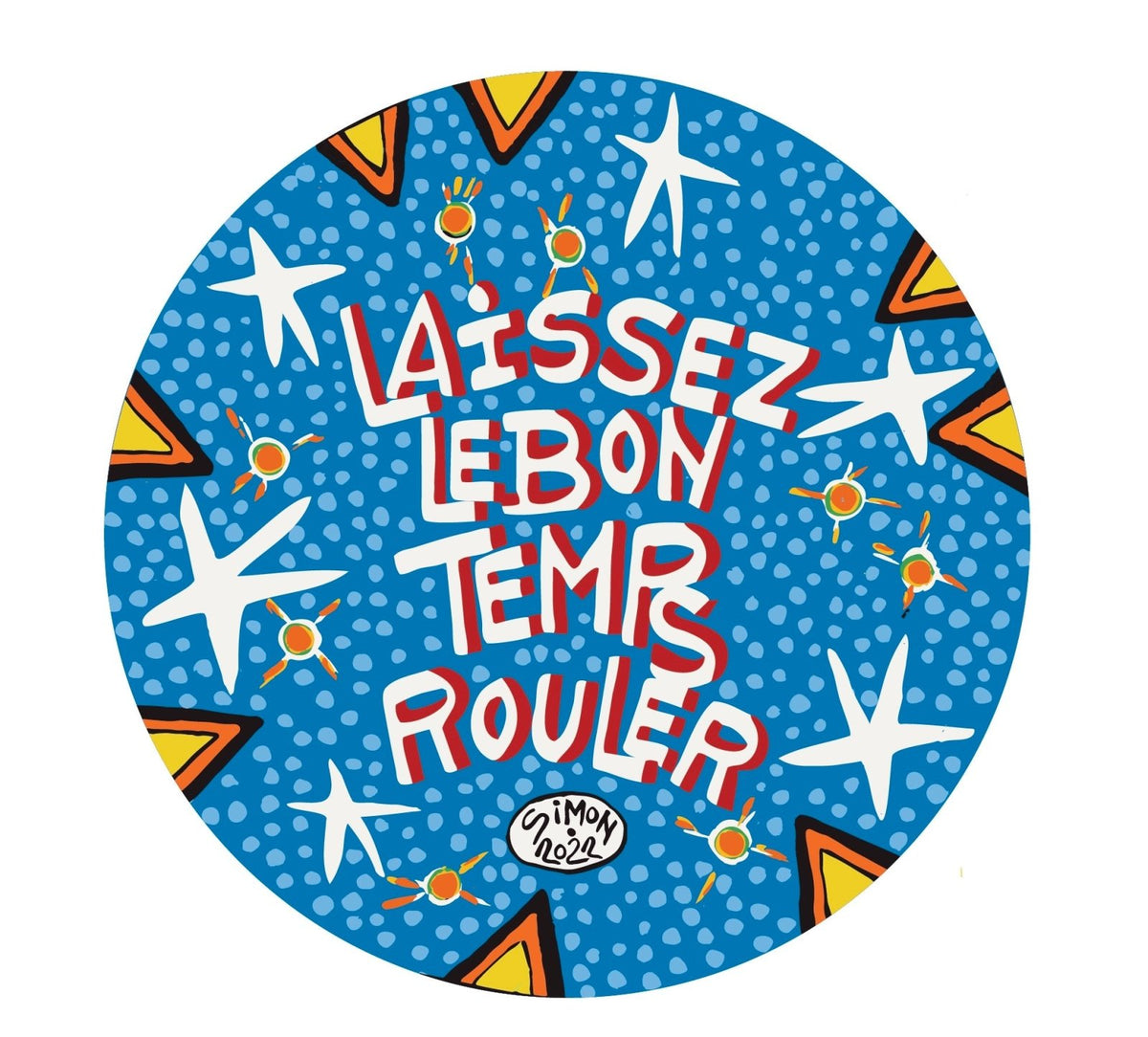 Laissez Les Bon Temps Rouler Decal by Simon of New Orleans - Cover-Alls Decals