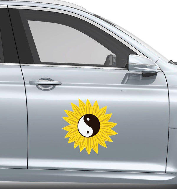 Large Simple Sunflower Decal - Cover-Alls Decals