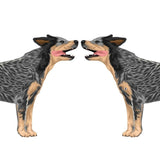 Life-Sized Australian Cattle Dog Decals - Cover-Alls Decals