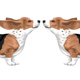 Life-Sized Bassett Hound Decals - Cover-Alls Decals