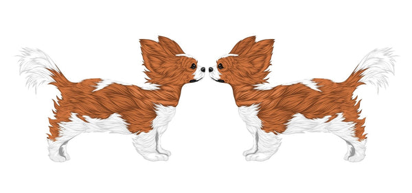 Life-Sized Cavalier King Charles Spaniel Decals - Cover-Alls Decals