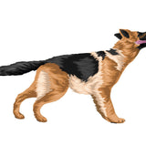 German Shepherd Decals - Cover-Alls Decals