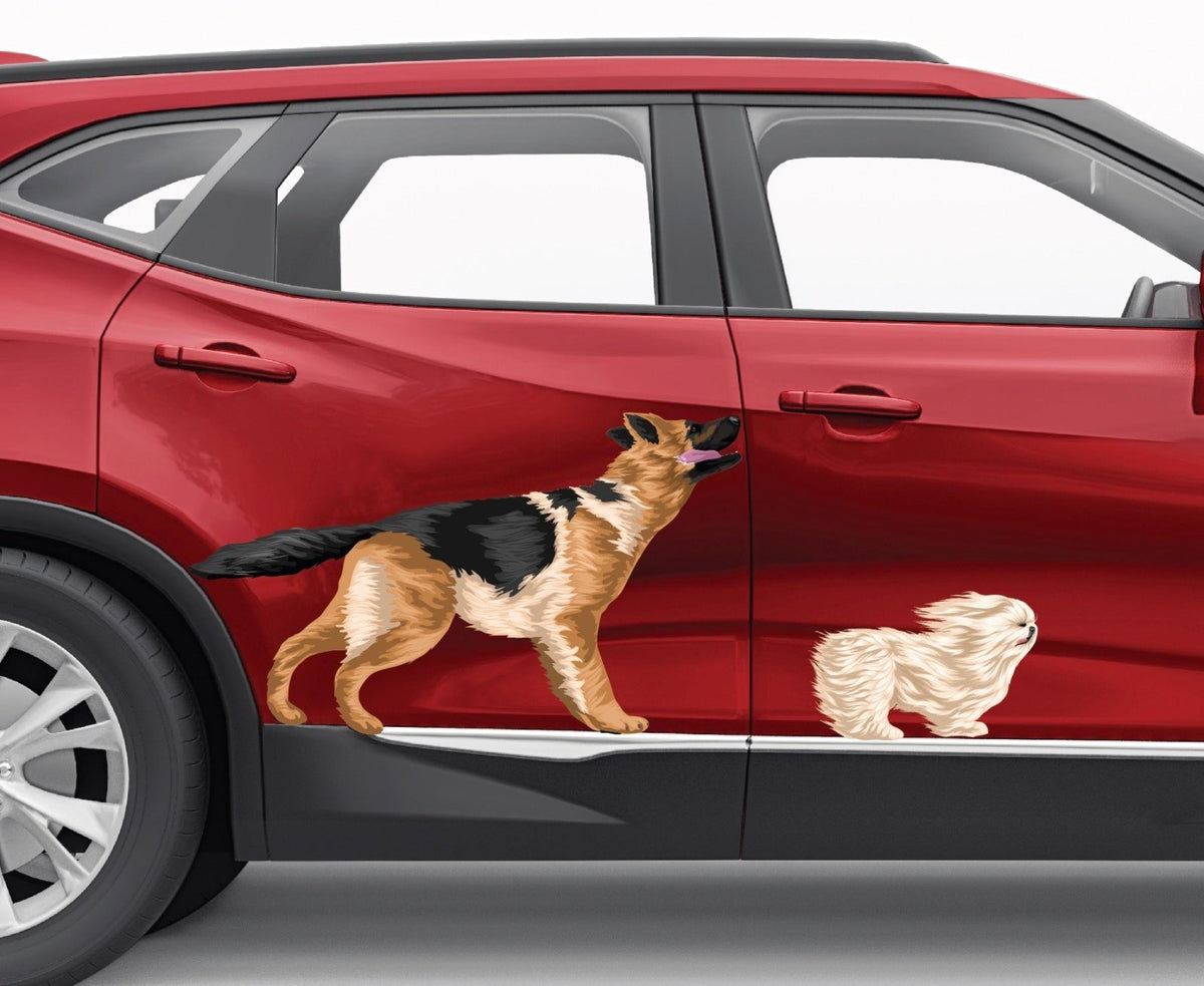 German Shepherd Decals - Cover-Alls Decals