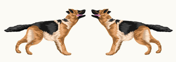 German Shepherd Decals - Cover-Alls Decals