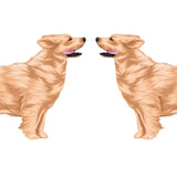 Life-Sized Golden Retriever Decal - Cover-Alls Decals