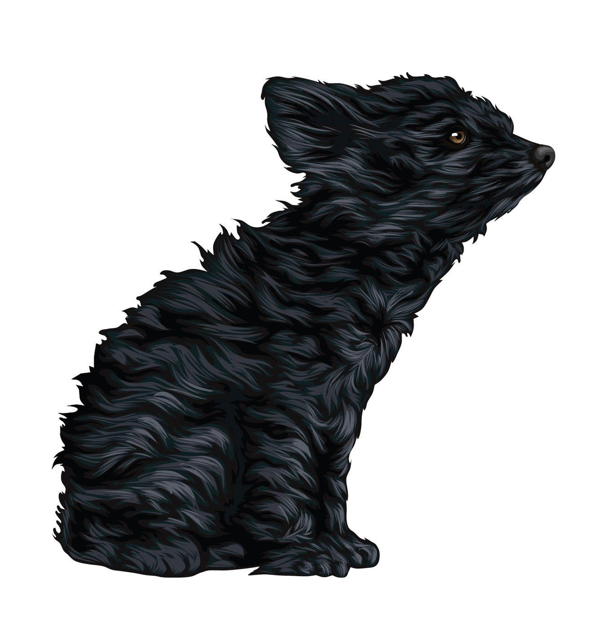 Life-Sized Miniature Poodle Decal - Cover-Alls Decals