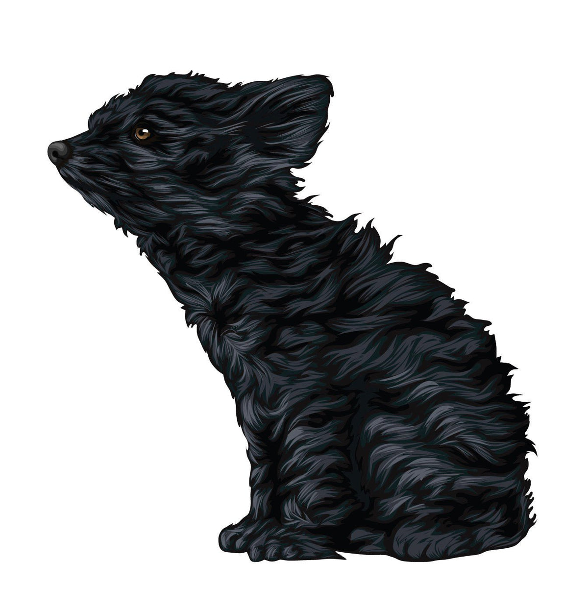 Life-Sized Miniature Poodle Decal - Cover-Alls Decals