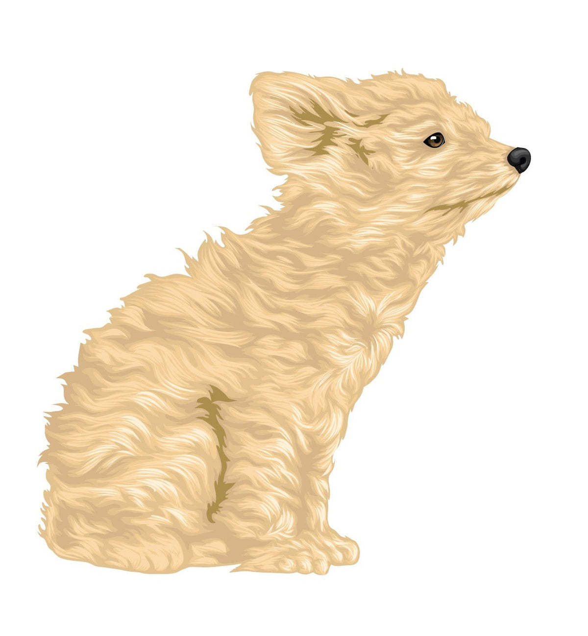 Life-Sized Miniature Poodle Decal - Cover-Alls Decals
